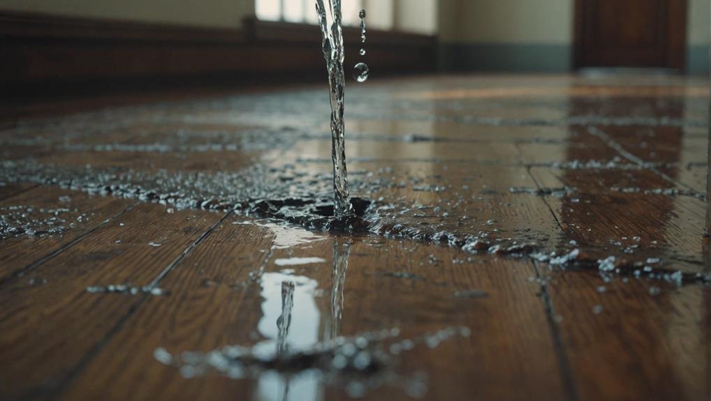 Fort Smith AR residential property receiving professional water damage restoration with industrial drying equipment